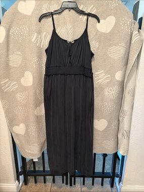Lucky Brand Black Sleeveless Maxi Dress